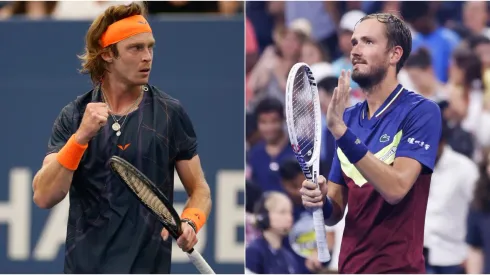 Rublev and Medvedev fo Russia