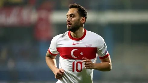 Hakan Calhanoglu of Turkey