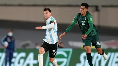 Messi against Bolivia
