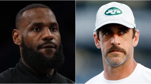 LeBron James and Aaron Rodgers
