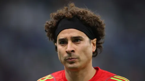 Guillermo Ochoa with Mexico's national team
