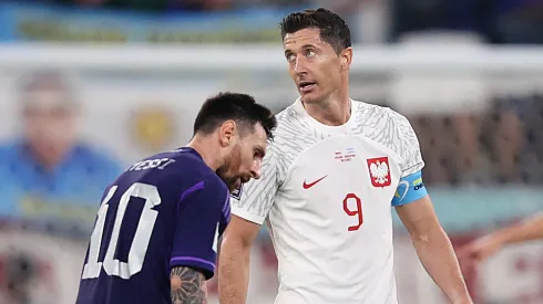 Messi and Lewandowski
