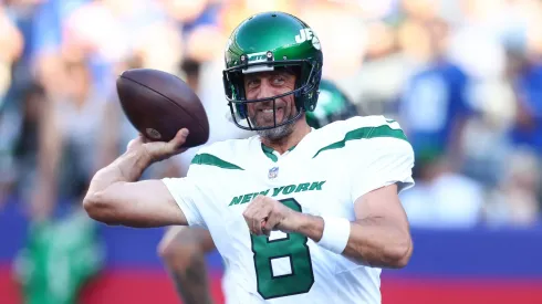 Aaron Rodgers of the New York Jets