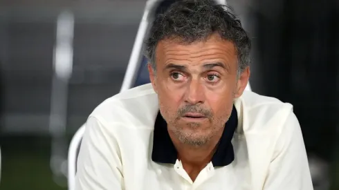 Head coach Luis Enrique of PSG
