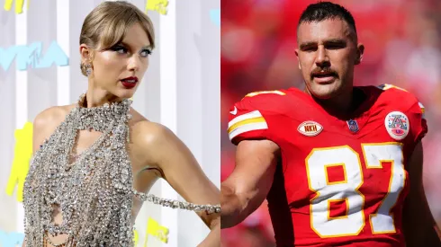 Taylor Swift and Travis Kelce
