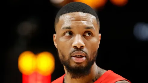 Damian Lillard with the Portland Trail Blazers