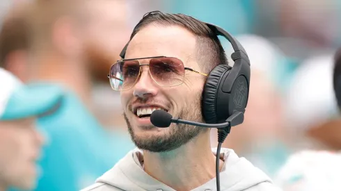 Mike McDaniel head coach of the Miami Dolphins