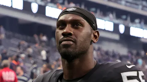 Chandler Jones with the Las Vegas Raiders