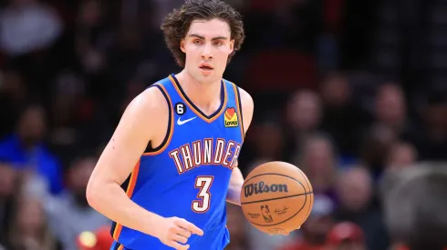 Josh Giddey #3 of the Oklahoma City Thunder