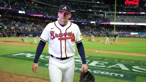 Austin Riley #27 of the Atlanta Braves