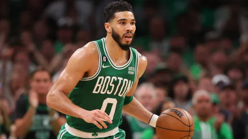 Jayson Tatum #0 of the Boston Celtics