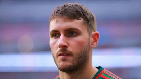 Santiago Gimenez with Mexico's national team