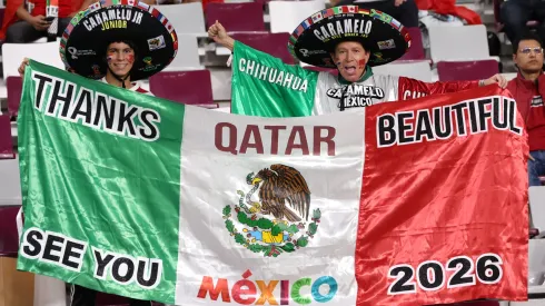 Mexican fans during the Qatar 2022 World Cup
