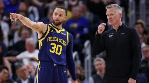 Stephen Curry and Steve Kerr
