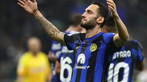 Hakan Calhanoglu of FC Internazionale