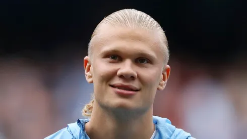 Erling Haaland with Manchester City