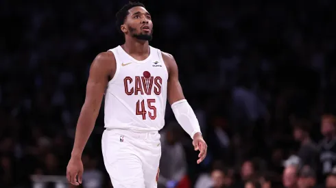 Donovan Mitchell of the Cleveland Cavaliers during a game
