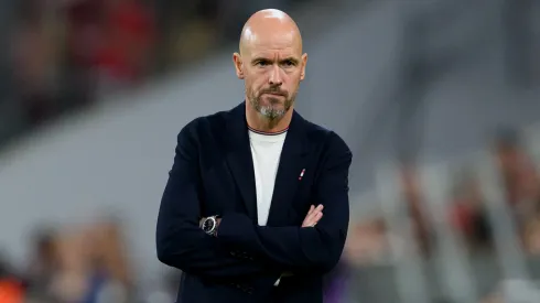 Manchester United coach Erik ten Hag
