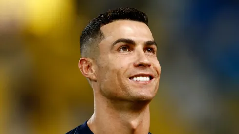 Cristiano Ronaldo before an Al-Nassr game
