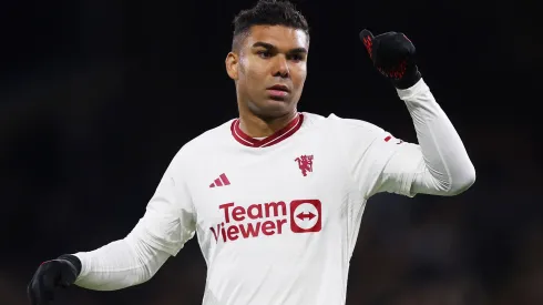 Casemiro in action for Manchester United