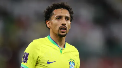 Marquinhos during the 2020 FIFA World Cup Qualifiers with Brazil
