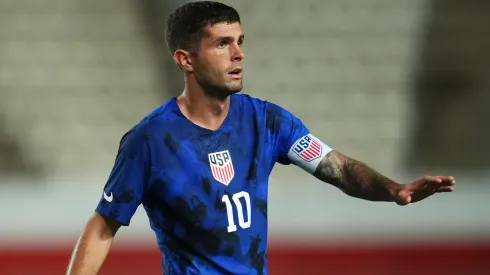 Christian Pulisic playing for the USMNT