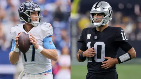 Ryan Tannehill (left) and Jimmy Garoppolo.
