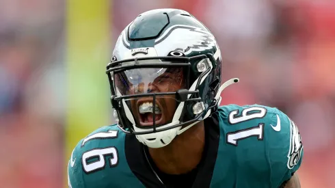 Quez Watkins wide receiver of the Philadelphia Eagles