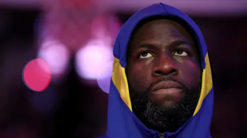 Draymond Green before a game with the Golden State Warriors.
