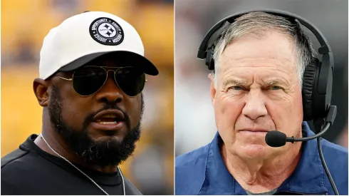 Mike Tomlin and Bill Belichick
