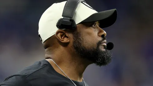 Mike Tomlin the head coach of the Pittsburgh Steelers
