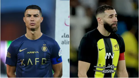 Cristiano Ronaldo (left) and Karim Benzema