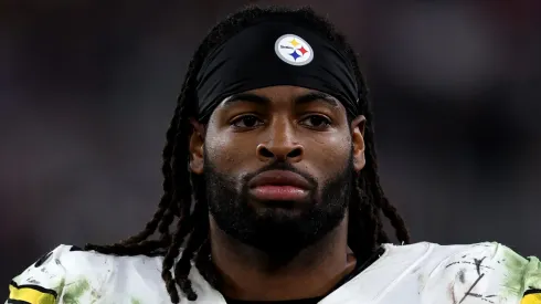 Najee Harris of the Los Angeles Chargers