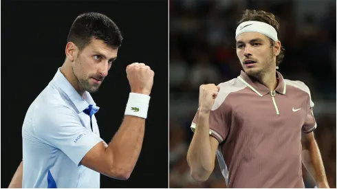 Novak Djokovic and Taylor Fritz