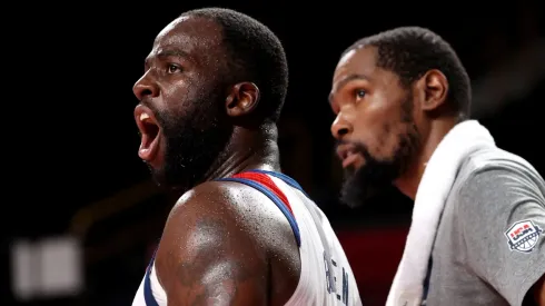 Draymond Green and Kevin Durant