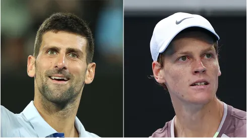 Novak Djokovic and Jannik Sinner
