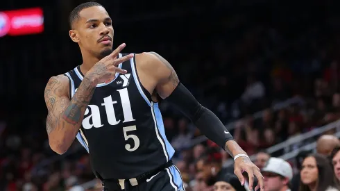 Dejounte Murray of the Atlanta Hawks.
