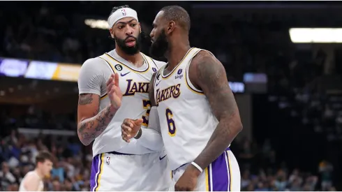 LeBron James and Anthony Davis
