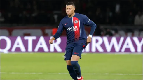 Kylian Mbappe #7 of Paris Saint-Germain