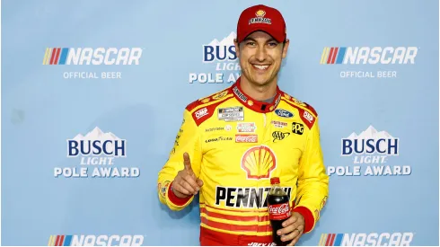 Joey Logano winner of the Daytona 500 pole award