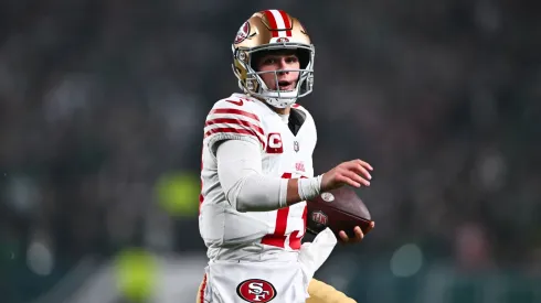 Brock Purdy in action.