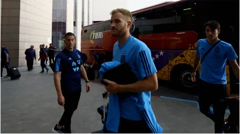 Luciano Gondou of the U23 national team of Argetina 
