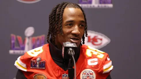 L'Jarius Sneed with the Kansas City Chiefs