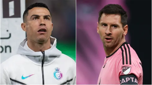 Cristiano Ronaldo (left) and Lionel Messi.

