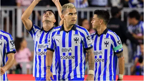 Jorge Rodriguez of Monterrey CF after scoring
