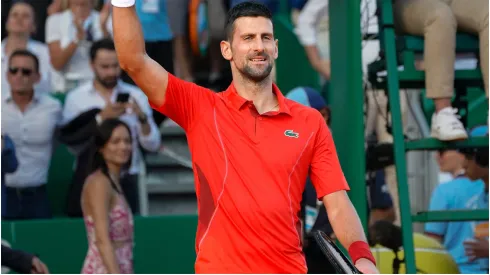 Novak Djokovic of Serbia