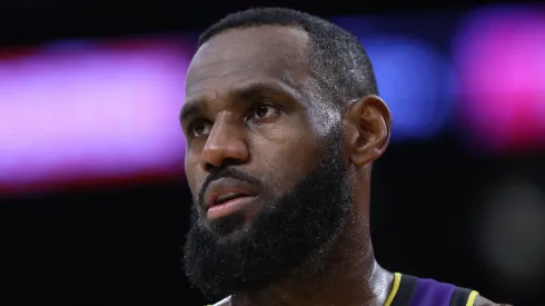 LeBron James of the Los Angeles Lakers