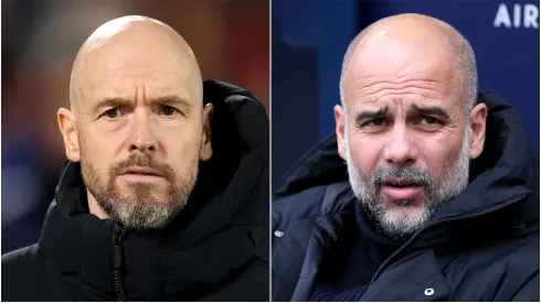 Erik ten Hag and Pep Guardiola