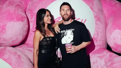 Lionel Messi and Antonela Roccuzzo