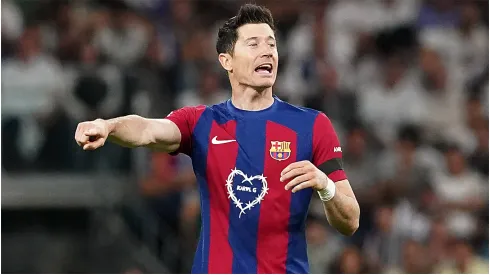 FC Barcelona's Robert Lewandowski
